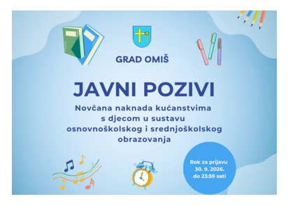 Javni poziv – Grad Omiš